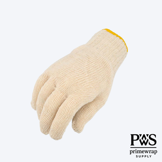String Knit Work Gloves | Cotton & Polyester, Lightweight, Reusable
