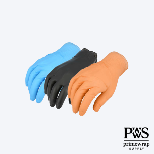 Nitrile Exam Gloves – Powder Free (Blue, Black, Orange | 3–8 Mil)