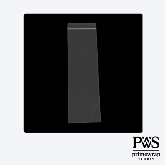 2 Mil Clear Reclosable Poly Bags - Multiple Sizes Available