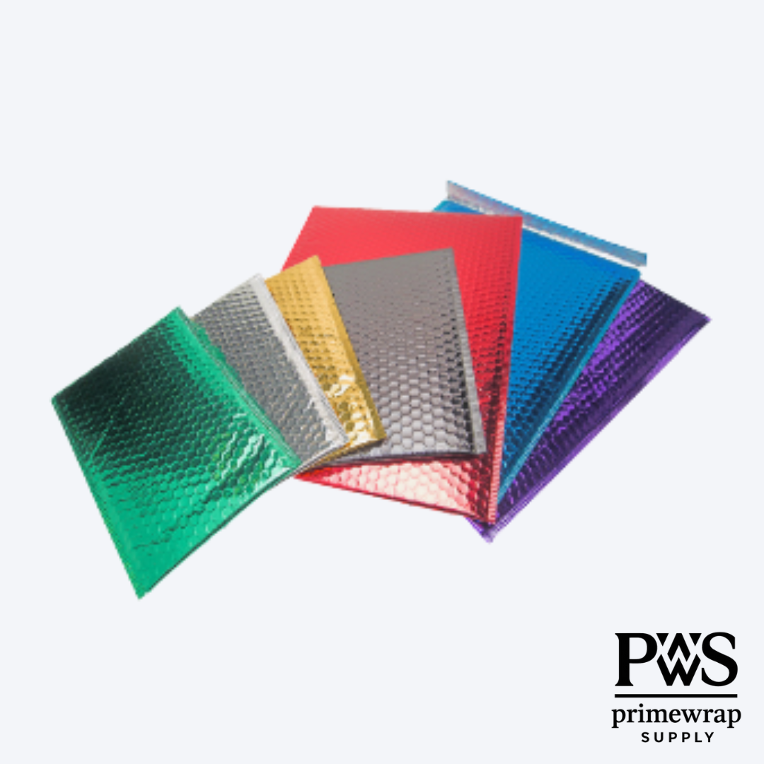 Metallic Bubble Mailers - Self-Seal Padded Shipping Mailers