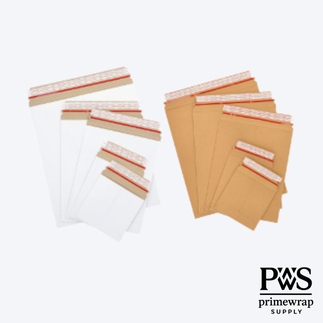 Rigid Paperboard Mailers - White or Kraft | Bend-Resistant Document & Photo Mailers