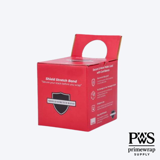 Shield Stretch Band – Pallet & Load Stabilization Band | 4” x 48”
